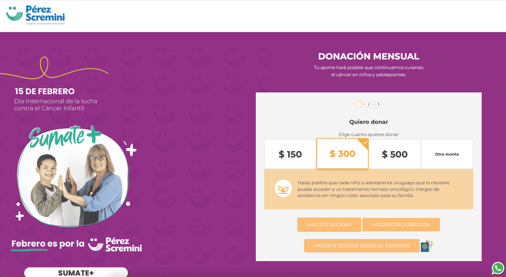 Donaciones Pérez Scremini