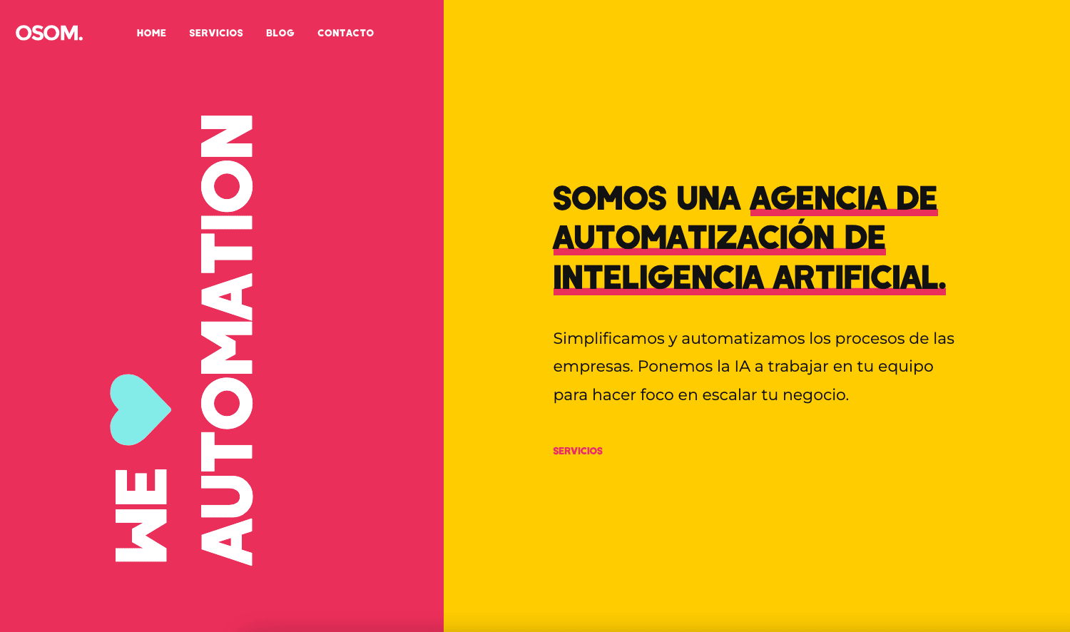 Osom Digital - Sitio Corporativo