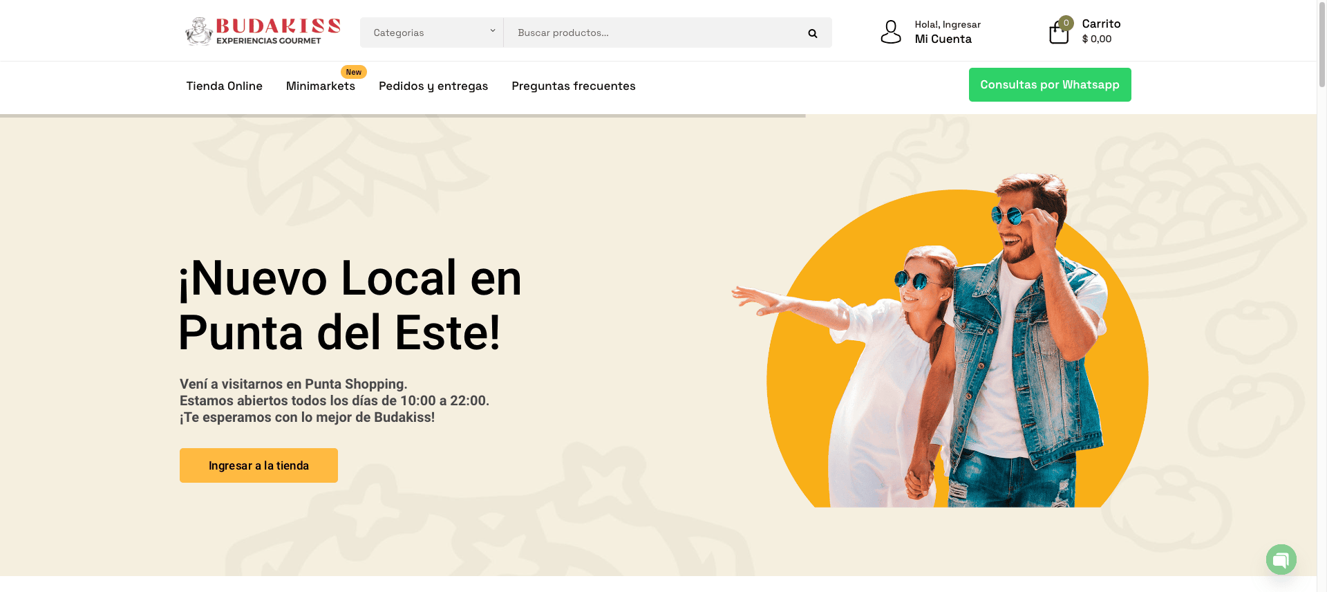 Tienda eCommerce Budakiss